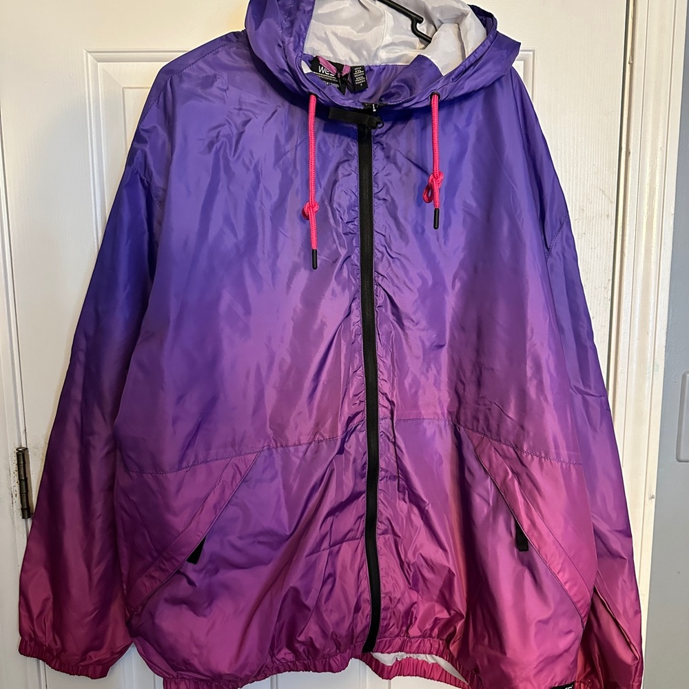 Wesc Purple and Pink Hooded Jacket